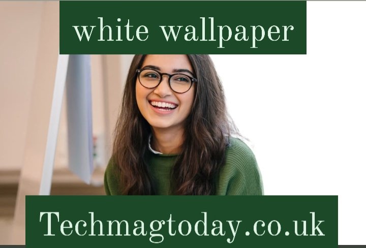 white wallpaper